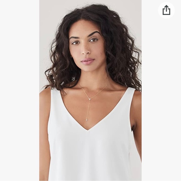 NWOT SHASHI Women's Solitaire Lariat Necklace - Picture 2 of 8